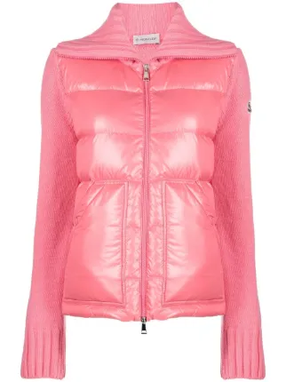 Moncler 2024 pink cardigan