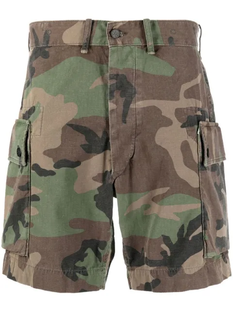 Ralph Lauren RRL camouflage print chino shorts