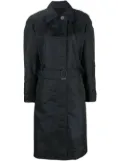 Ferragamo belted trench coat - Blue