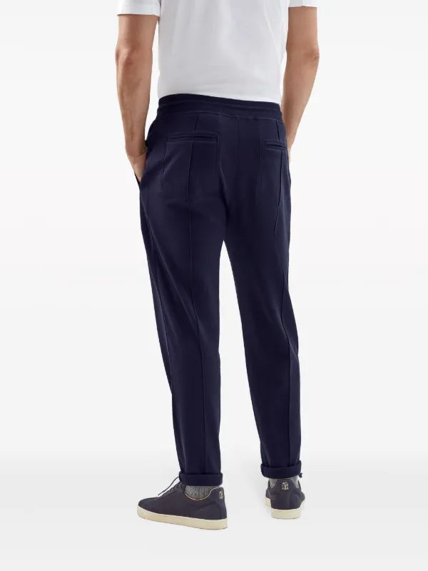 Brunello Cucinelli ドローストリング スリムトラックパンツ Brunello Cucinelli ドローストリング スリムトラックパンツ