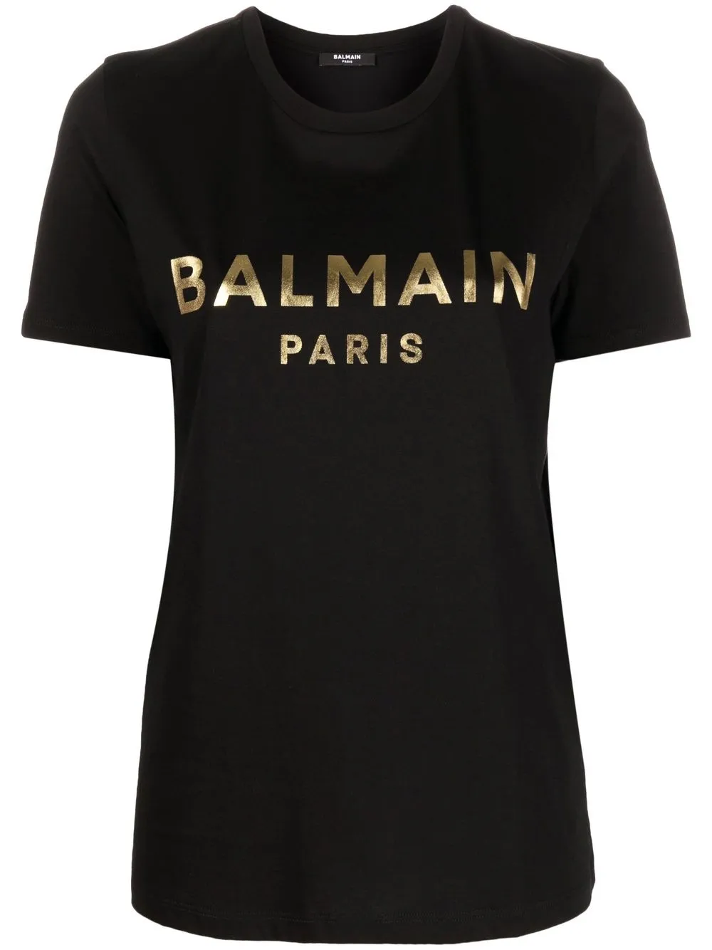 

Balmain playera con logo estampado - Negro