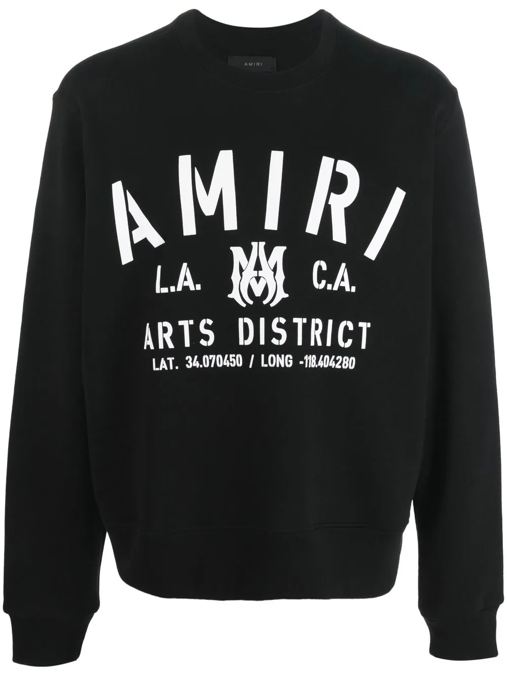 

AMIRI sudadera con logo estampado - Negro