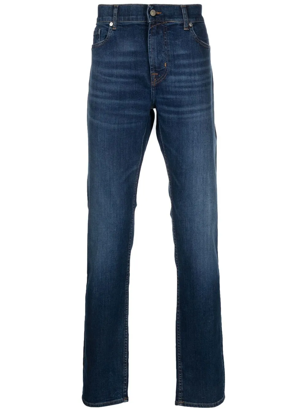 

7 For All Mankind jeans slim con tiro medio - Azul