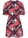 Valentino Garavani Archive Manifesto A-line dress - Red
