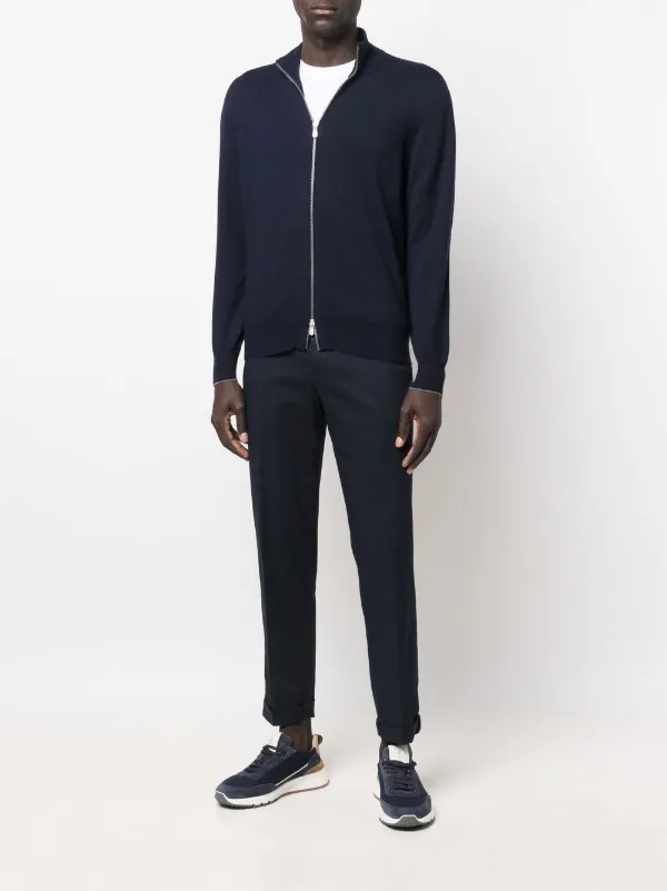 BRUNELLO CUCINELLI カシミヤ ジップアップセーター BRUNELLO CUCINELLI カシミヤ ジップアップセーター