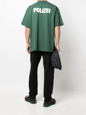 Farfetch Homme Vêtements Tops & T-shirts T-shirts Manches courtes T-shirt oversize à manches courtes
