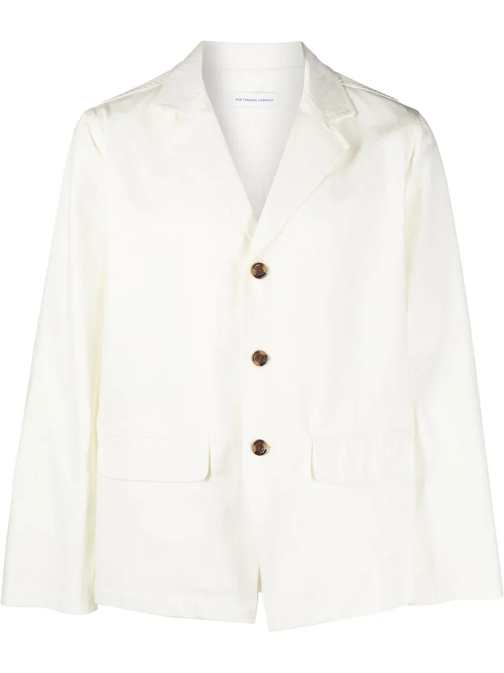 

Pop Trading Company Hewitt single-breasted blazer - White