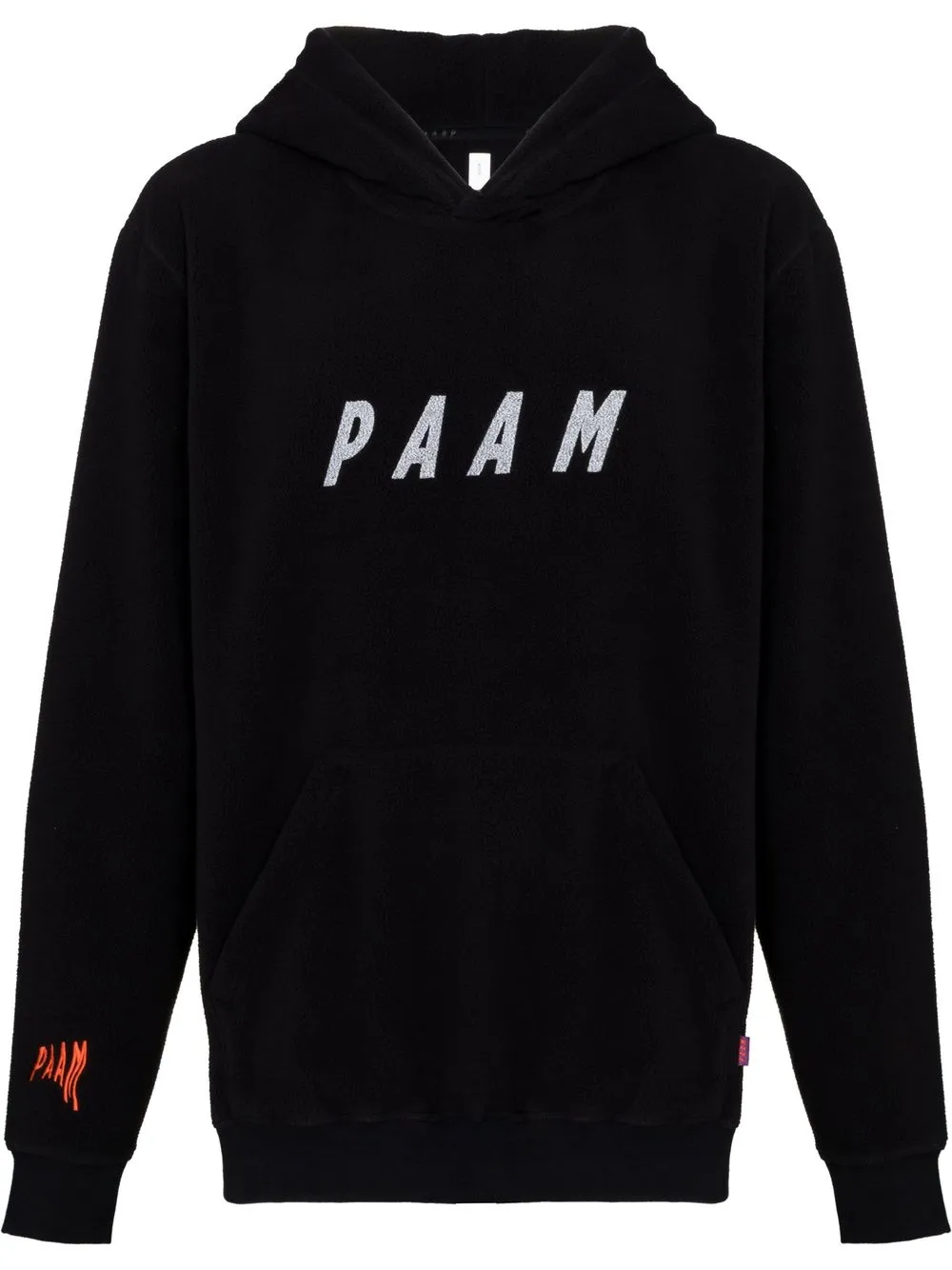 

MAAP x P.A.M. logo-print fleece hoodie - Black