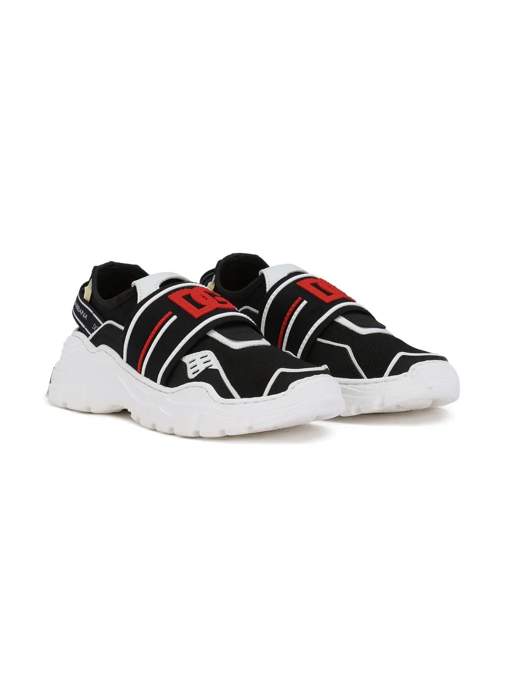 

Dolce & Gabbana Kids tenis Daymaster - Negro