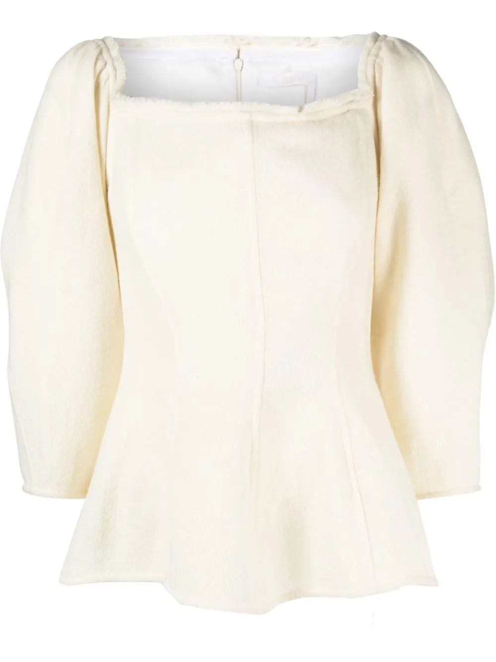 

Chloé blusa con hombros descubiertos - Neutro