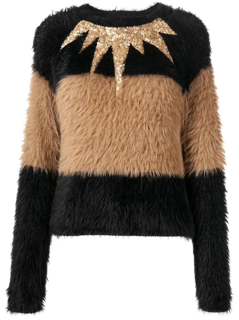 

Cynthia Rowley sequin-embellished pullover jumper - Black