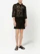 Dolce & Gabbana t-shirt i oversize-modell med spets