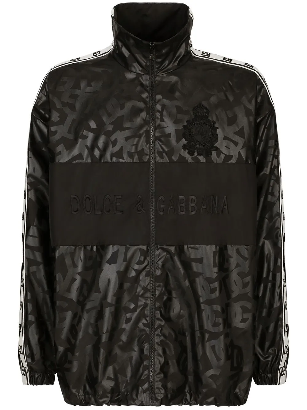 

Dolce & Gabbana DG-print track jacket - Black