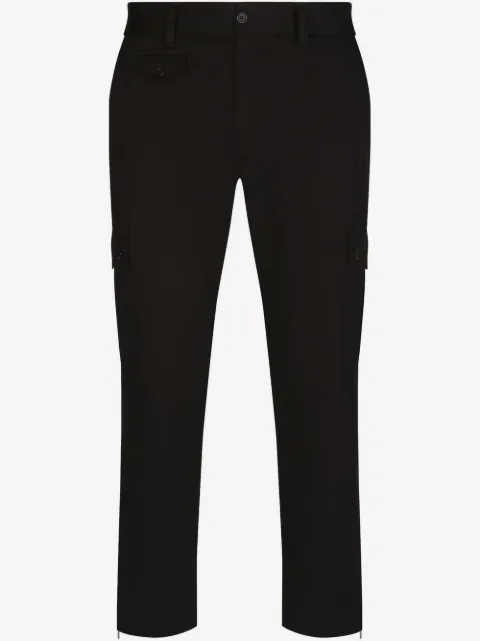 Dolce & Gabbana logo-tag cargo trousers