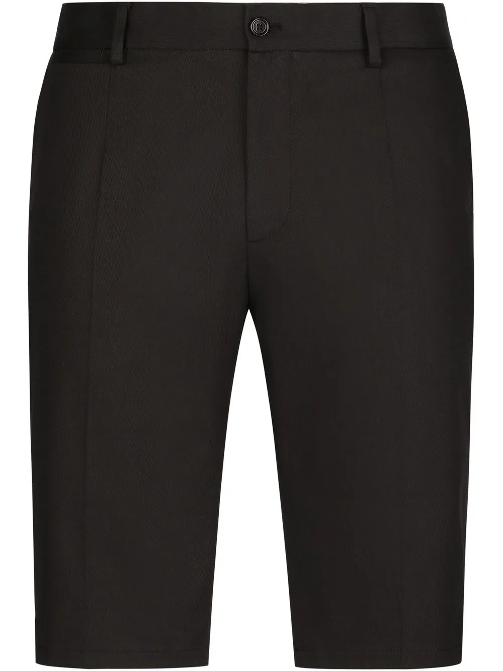 

Dolce & Gabbana pants de vestir con bordado DG - Negro