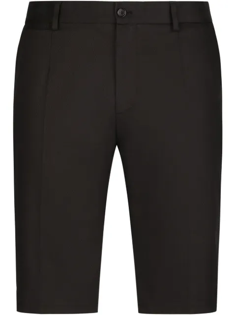 Dolce & Gabbana DG-embroidered tailored shorts