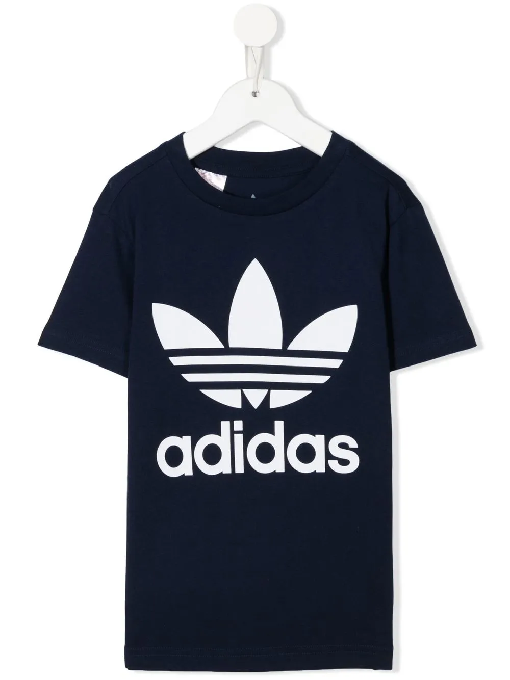 

adidas Kids playera Trefoil con logo estampado - Azul