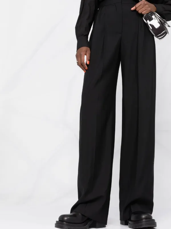 alexander mcqueen wide leg pants