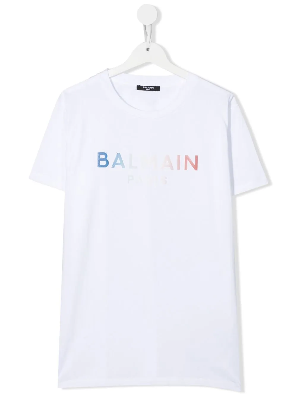 

Balmain Kids TEEN gradient-logo cotton T-shirt - White