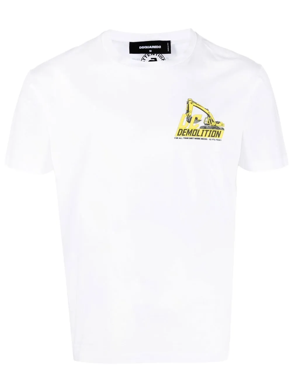 

Dsquared2 playera con logo estampado - Blanco