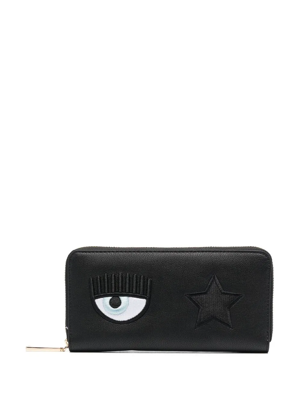 

Chiara Ferragni Eyelike zip wallet - Black