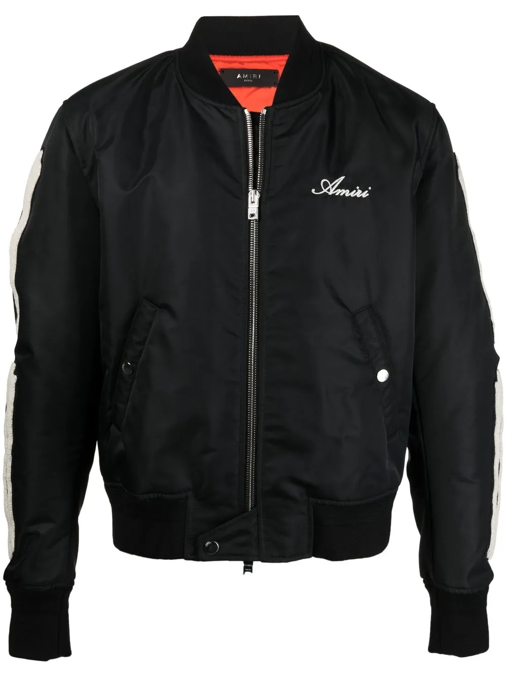 

AMIRI chamarra bomber con logo bordado - Negro