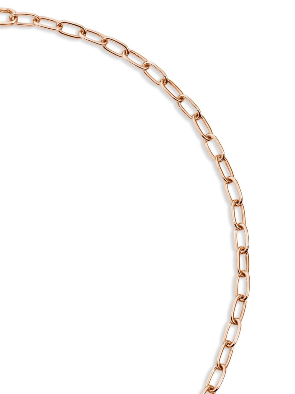 Shop Dodo 18kt Rose Gold Essentials Chain Necklace In Pink