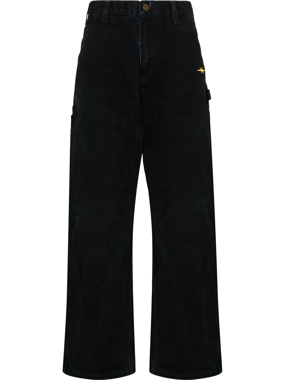 

Phipps pantalones rectos de tiro medio - Negro