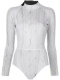 Cynthia Rowley cable knit 2mm wetsuit - White