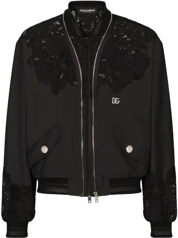 Dolce & Gabbana ドルチェ＆ガッバーナ レースパネル ボンバー 