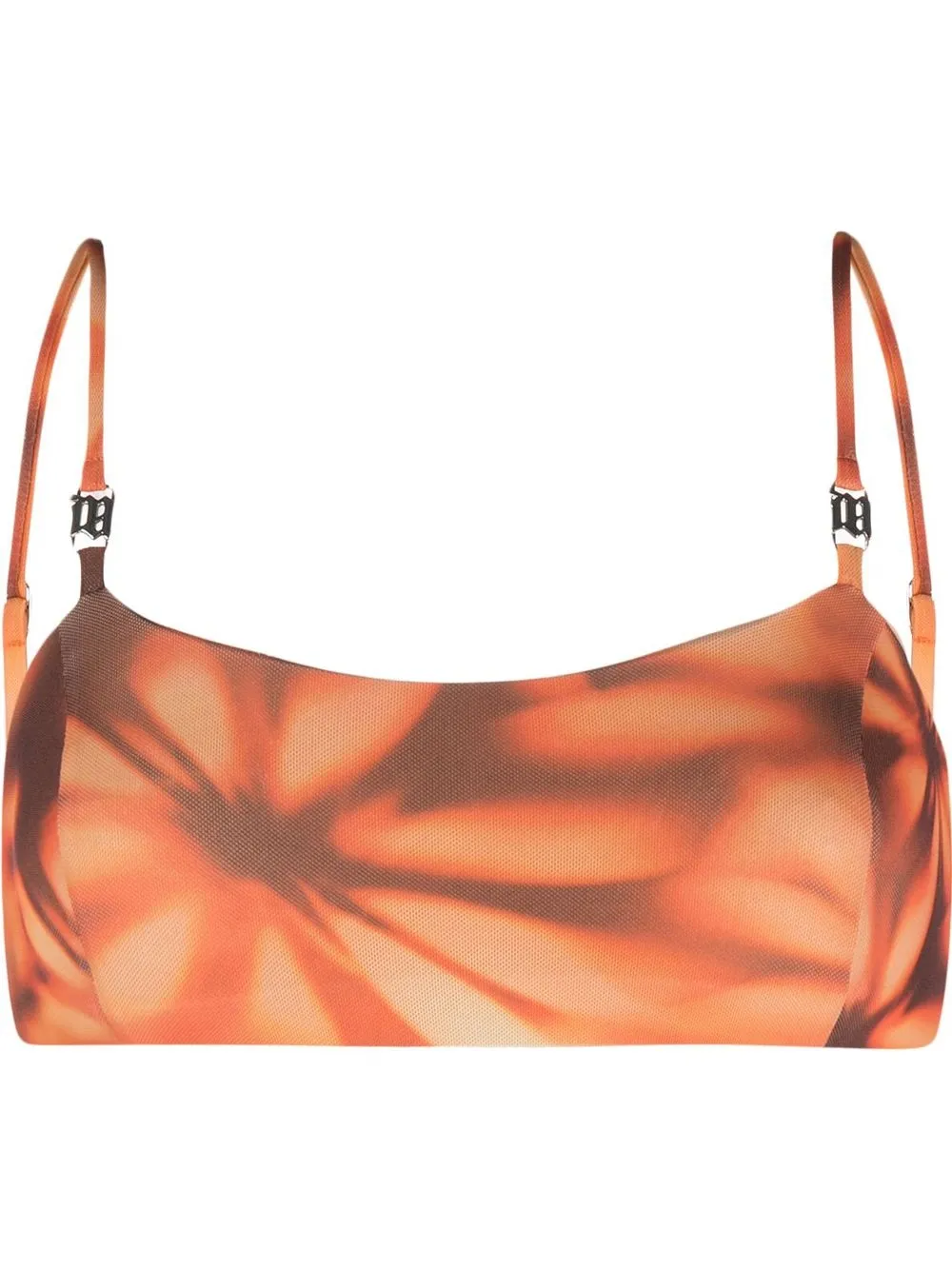 

MISBHV top de bikini con estampado tie-dye - Naranja