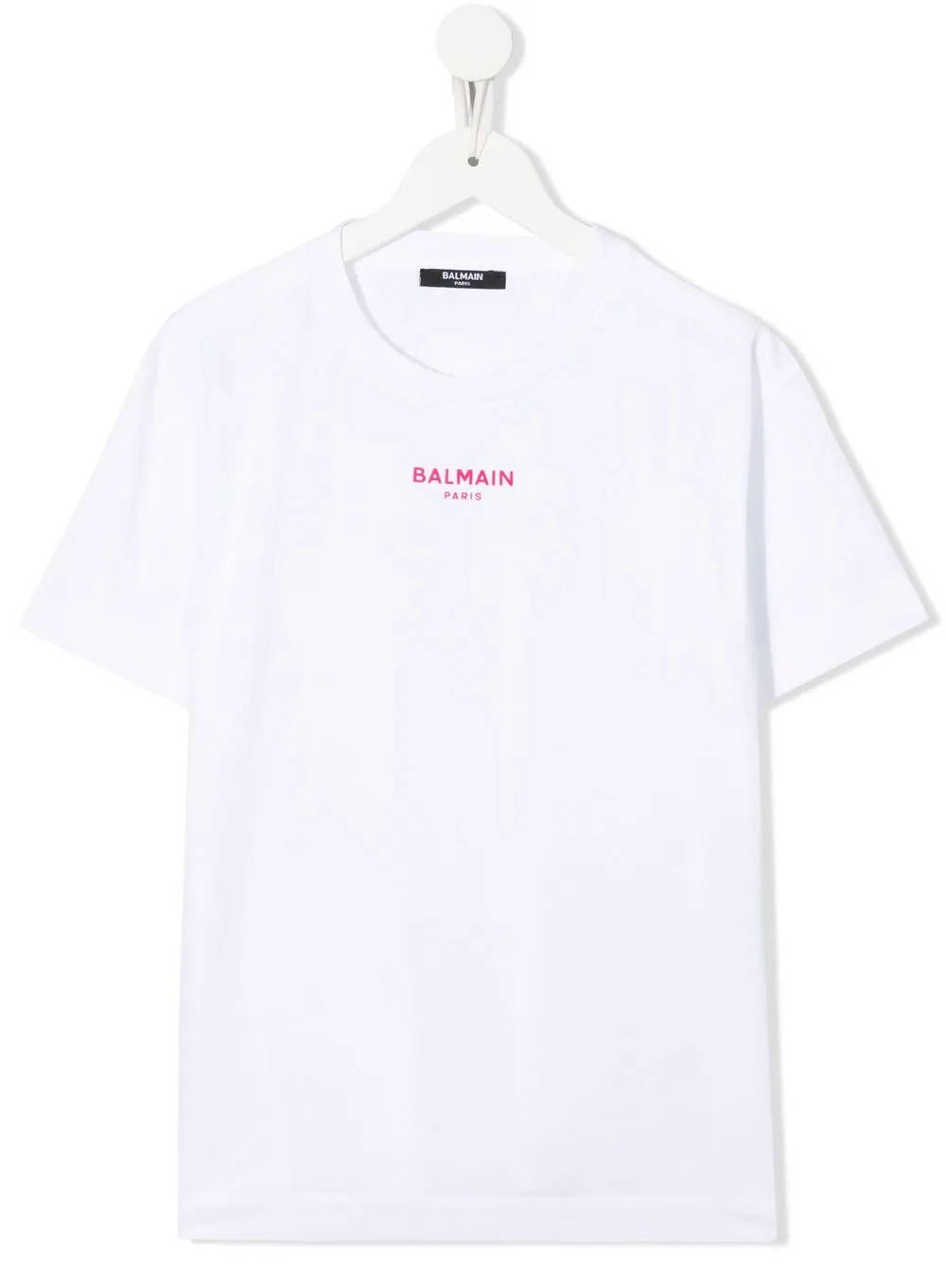 

Balmain Kids playera con logo estampado - Blanco