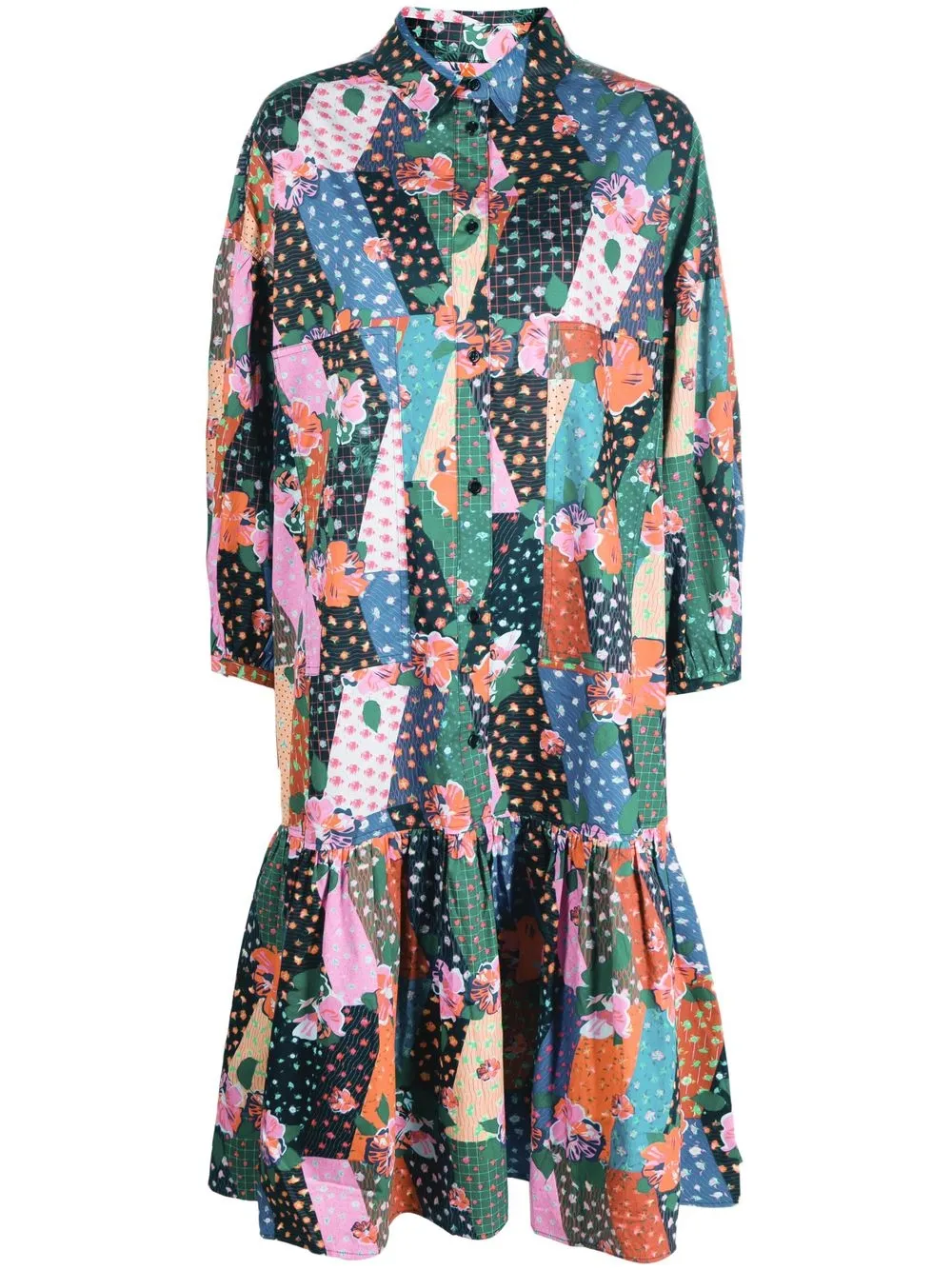 

Henrik Vibskov Candy patchwork dress - Green