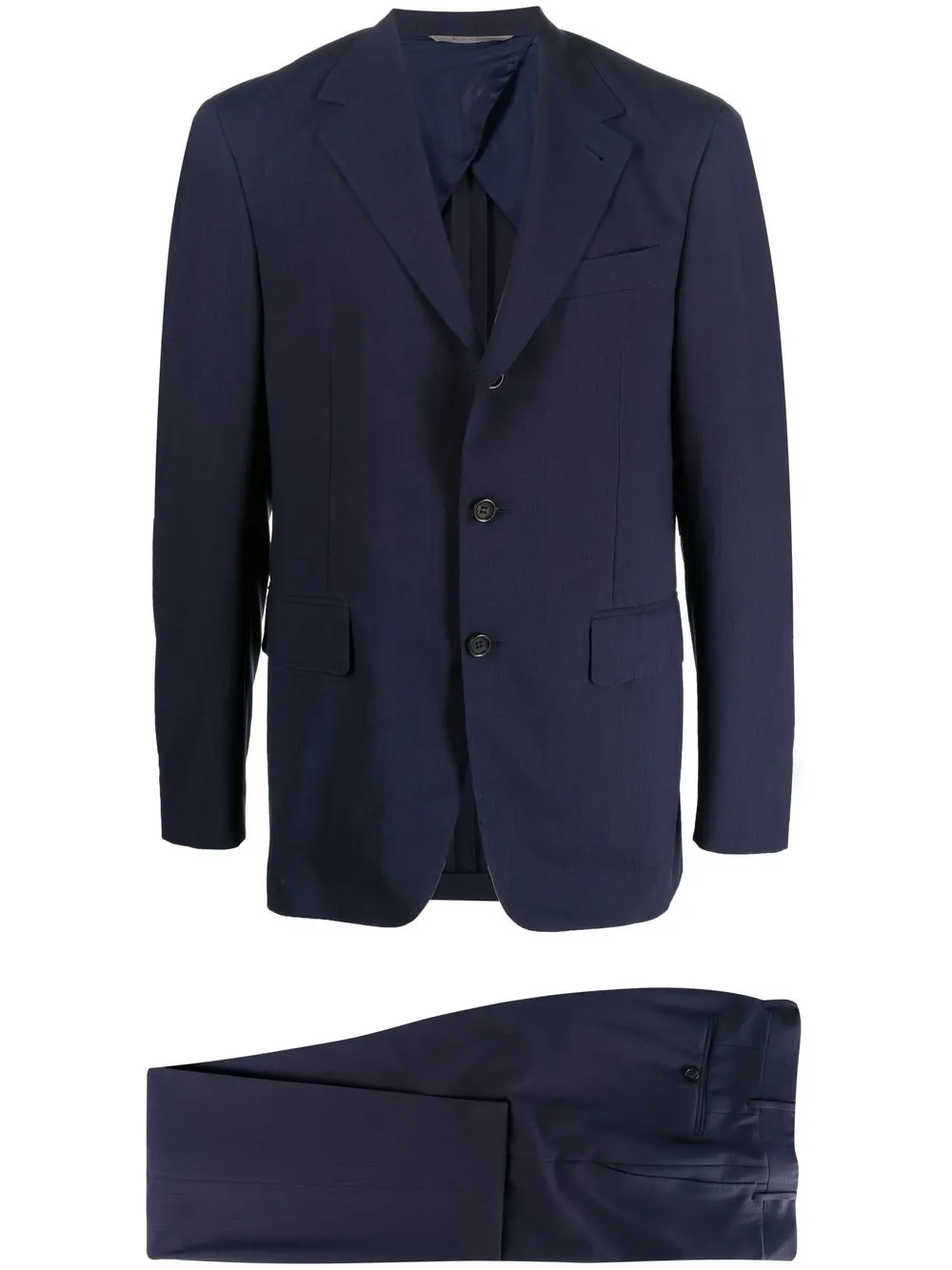 

Canali tailored single-breasted wool suit - Blue