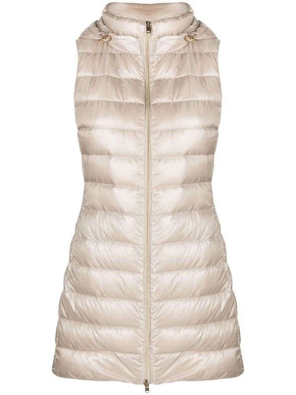 goose feather gilet