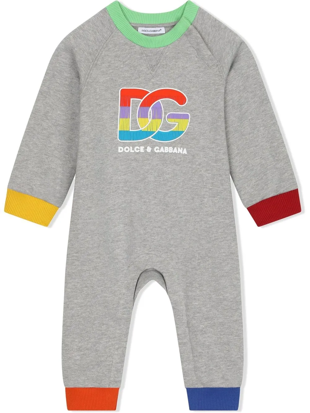 

Dolce & Gabbana Kids pijama Tutina con logo estampado - Gris