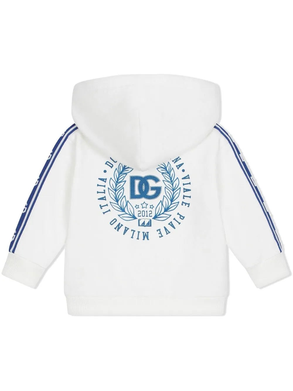 Dolce & Gabbana Kids Hoodie met logoprint - Wit