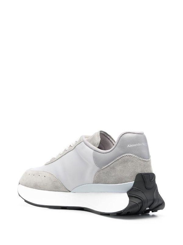 Alexander McQueen Sprint Lace-up Sneakers in White