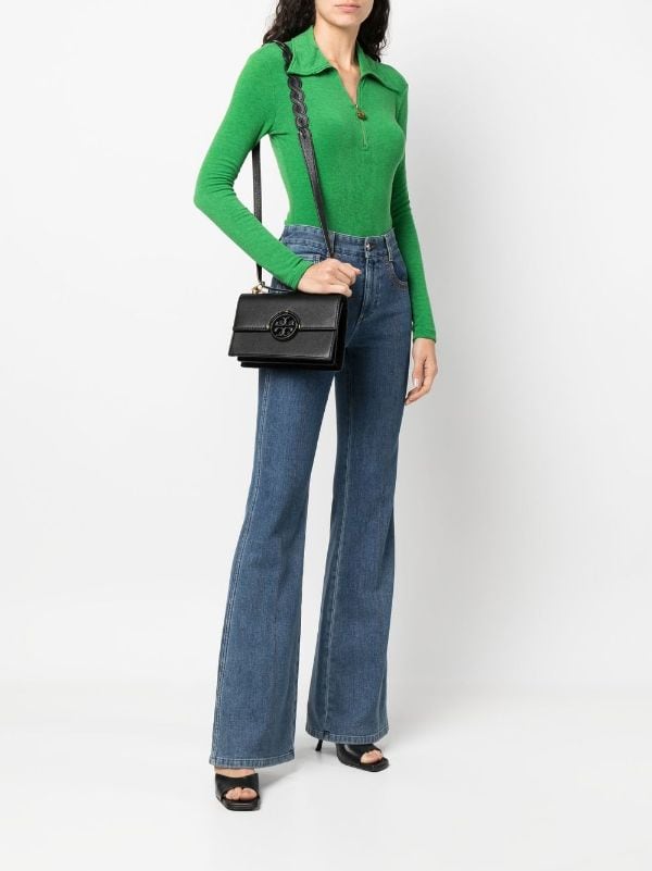 Tory Burch Miller Shoulder Bag Look, Women's Fashion, Bags