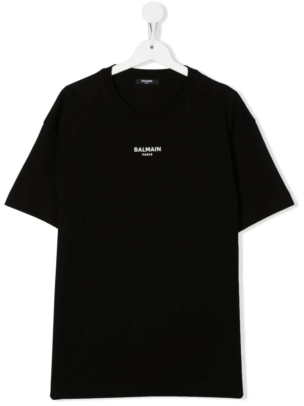 

Balmain Kids playera con logo estampado - Negro