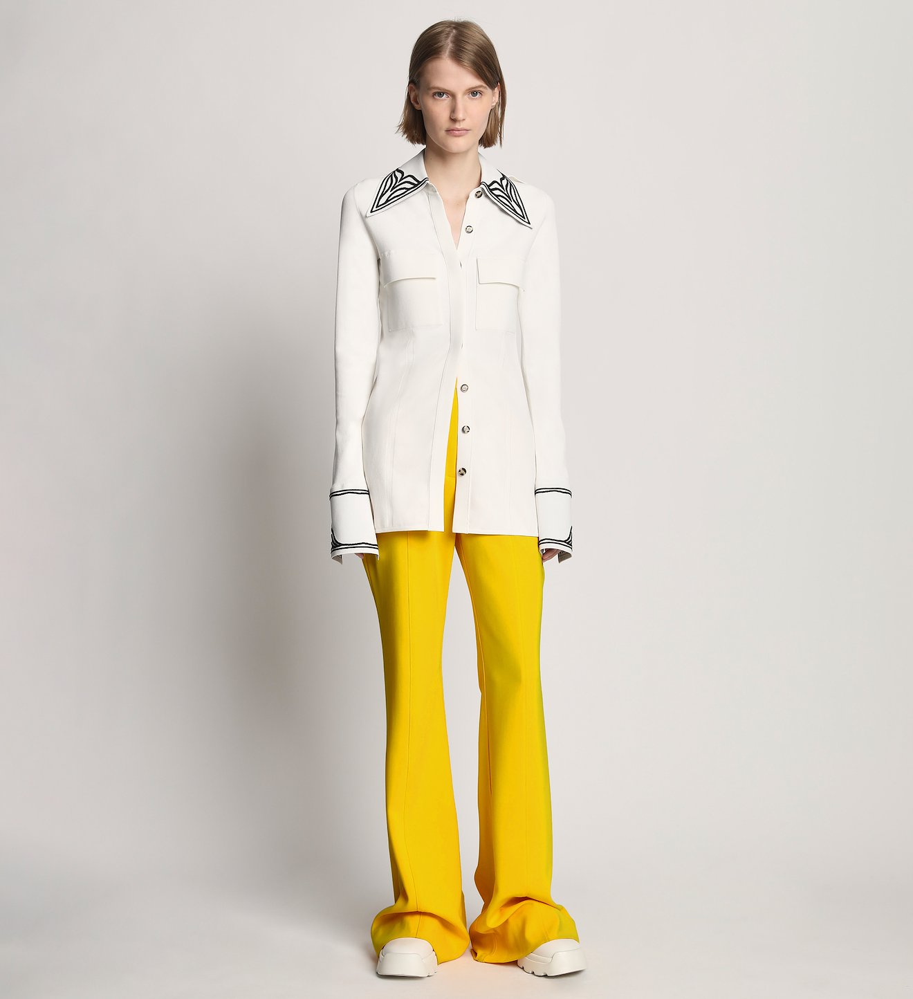 Bi-stretch Crepe Pant