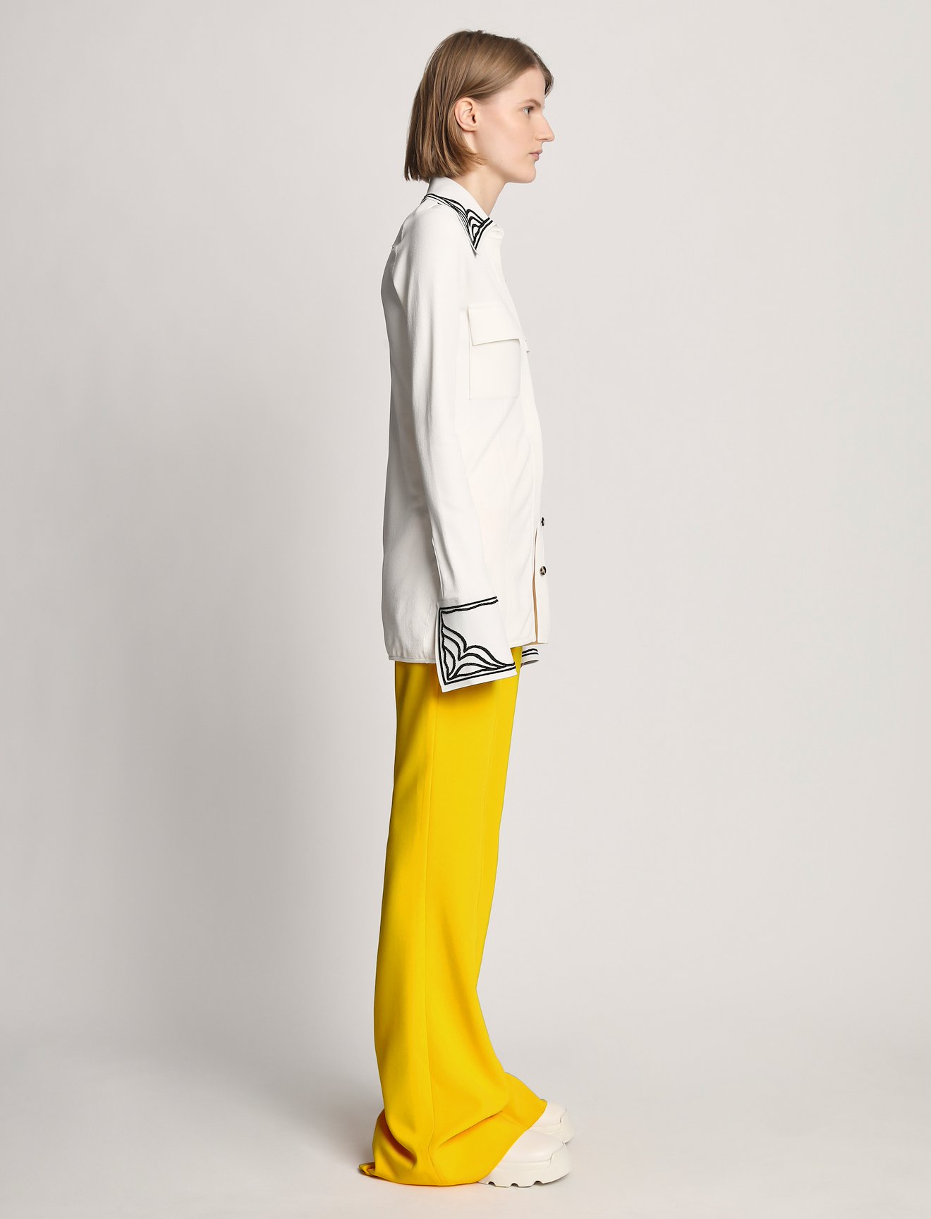 Bi-stretch Crepe Pant #1