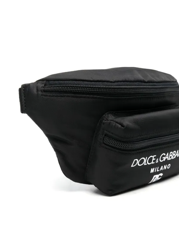 Dolce Gabbana Kids logo-print Belt Bag Black FARFETCH OM