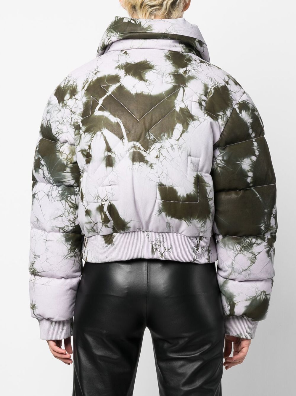 Off-White tie-dye Puffer Jacket - Farfetch