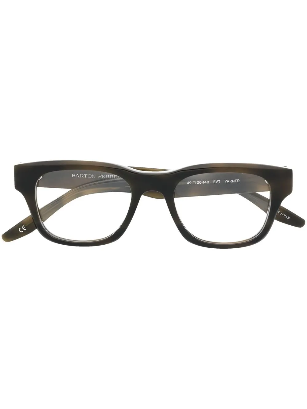 

Barton Perreira Yarner rectangular-frame glasses - Green