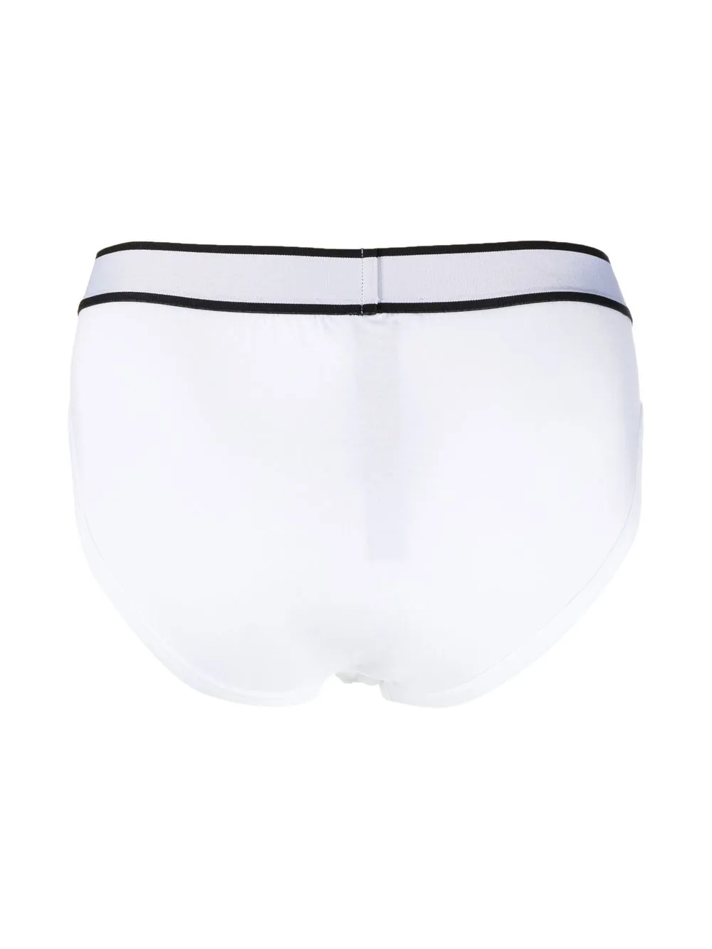 Balmain Logo-waistband Briefs Set Of 2 In White