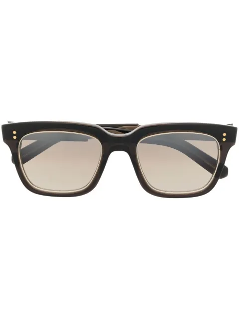 Garrett Leight lunettes de soleil à monture rectangulaire