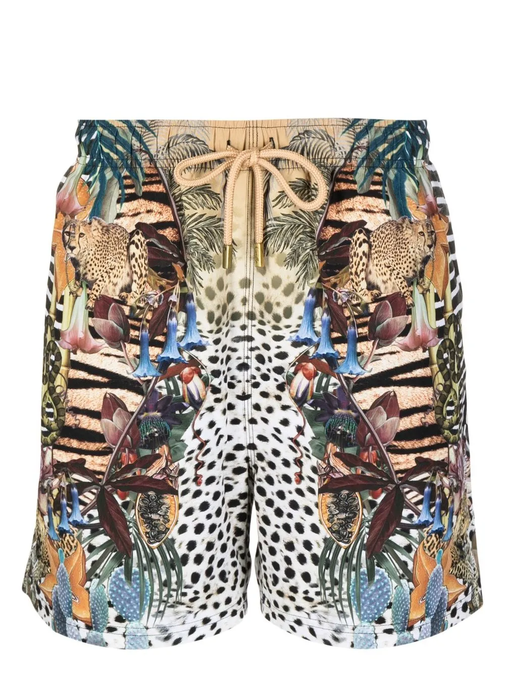 

Camilla jungle-print swim trunks - Multicolour