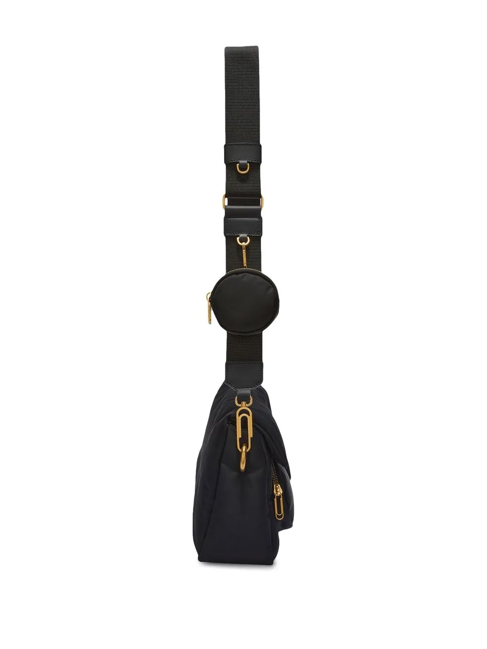 Off-White Burrow 28 Drill Shoulder Bag | Black | FARFETCH