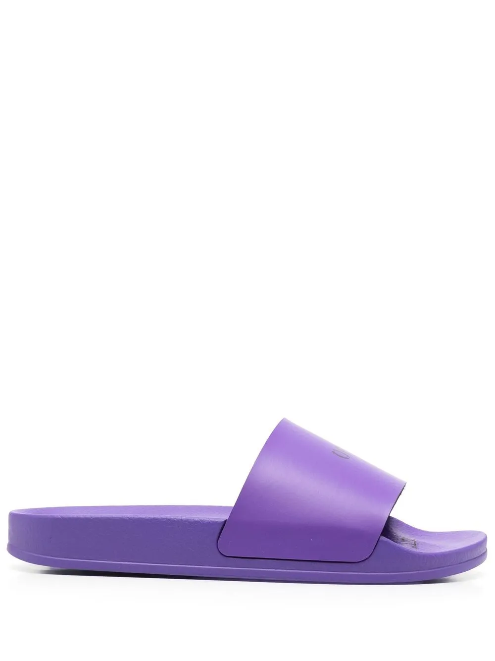 

Off-White sandalias con sello del logo - Morado